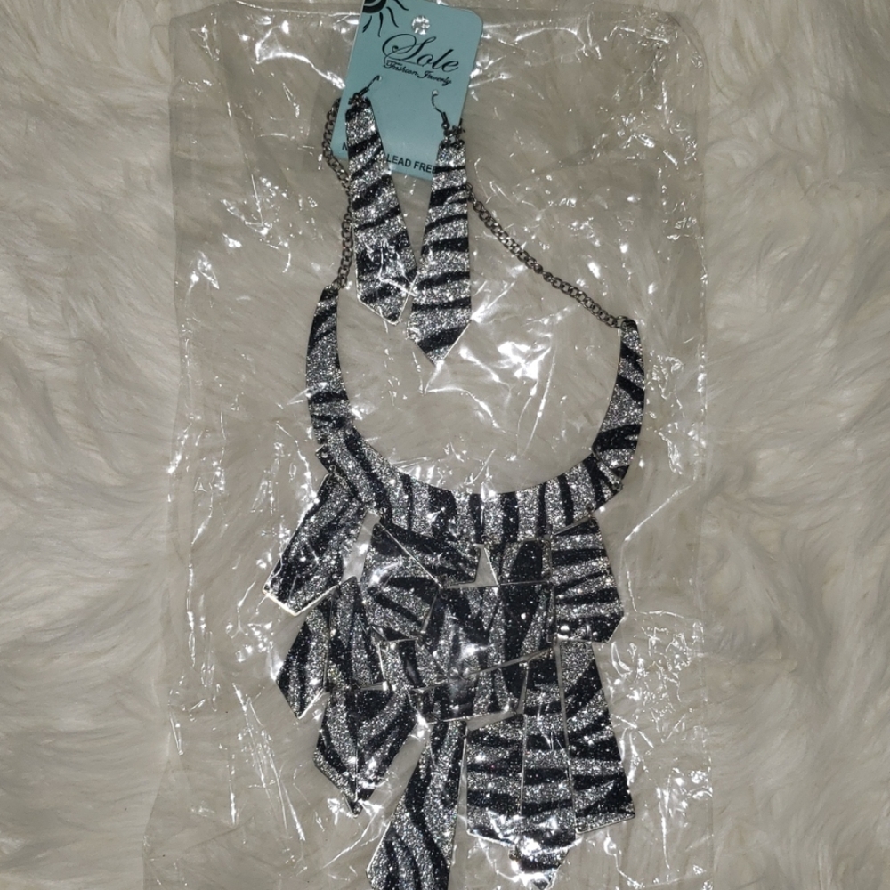 Necklace with earrings